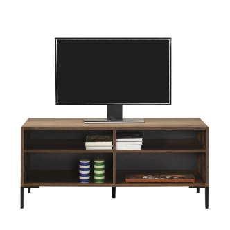 Televizní stolek TACUL, ořech DOPRODEJ