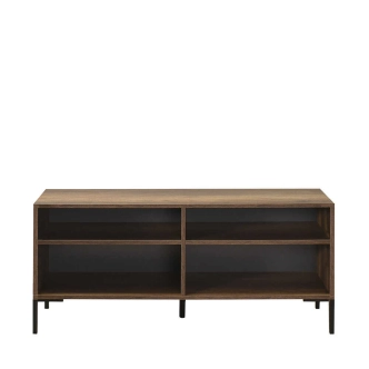 Televizní stolek TACUL, ořech DOPRODEJ