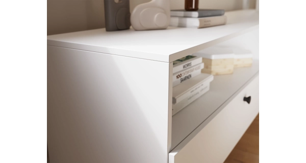 Televizní stolek TORVIAN 200, bílá