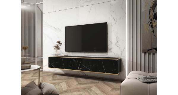 Televizní stolek TUNIS 175 cm, mramor