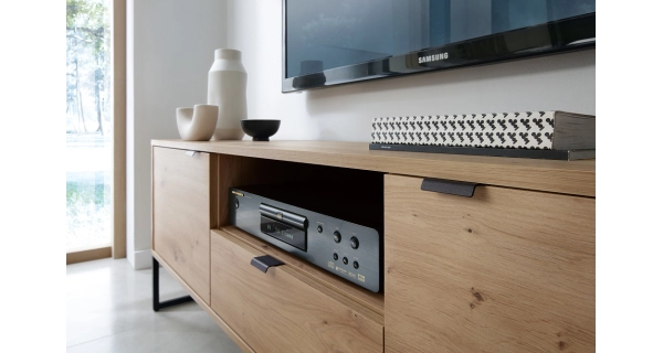 Televizní stolek VEREL, dub artisan