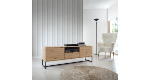 Televizní stolek VEREL, dub artisan