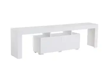 Televizní stolek VILTARIS, bílá
