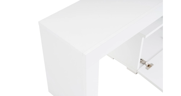 Televizní stolek VILTARIS, bílá