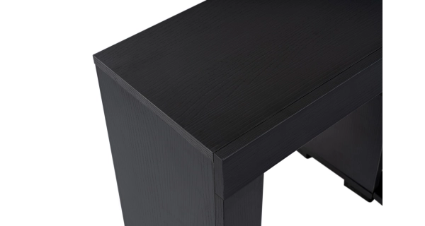 Televizní stolek VILTARIS, černé dřevo