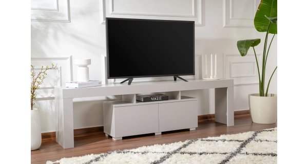 Televizní stolek VILTARIS, šedá