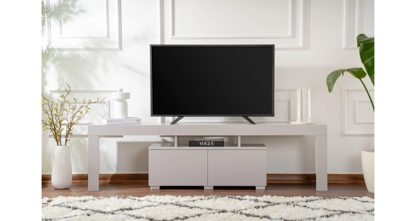 Televizní stolek VILTARIS, šedá