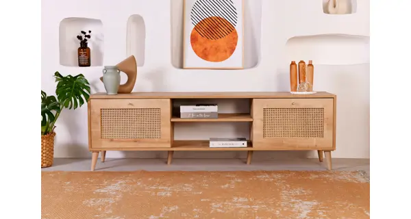 Televizní stolek YORLON typ 2, dub