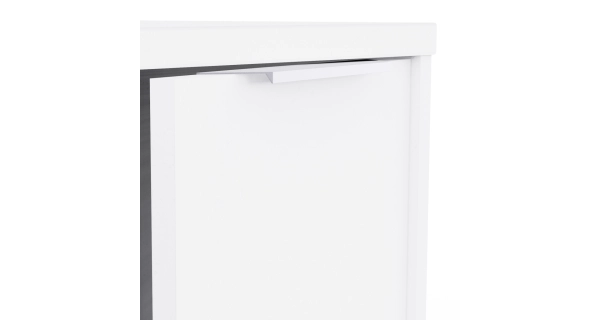 Televizní stolek YORZANDOR, bílá