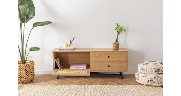 Televizní stolek ZALNOR typ 1, přírodní