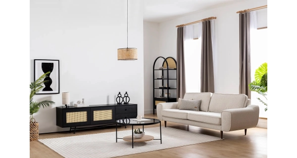 Televizní stolek ZALNOR typ 2, černá