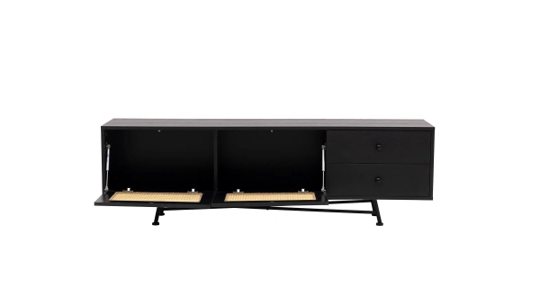 Televizní stolek ZALNOR typ 2, černá