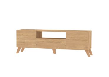Televizní stolek ZELIV, dub safírový
