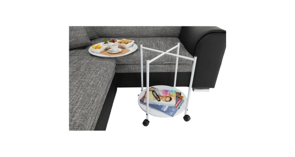 TERNATE odkládací stolek, bílá