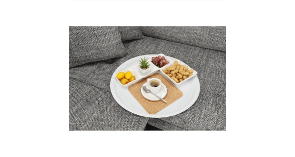 TERNATE odkládací stolek, bílá