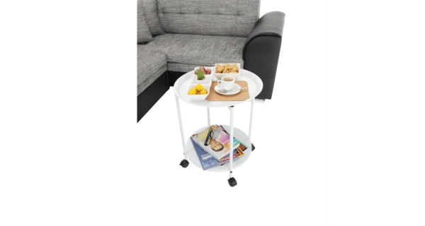 TERNATE odkládací stolek, bílá