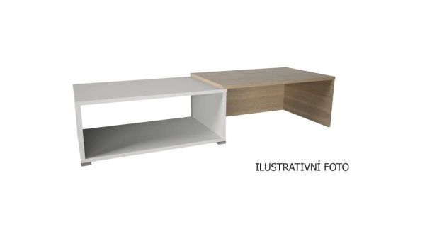 TIDORE konferenční rozkládací stolek, dub sonoma