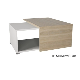 TIDORE konferenční rozkládací stolek, dub sonoma