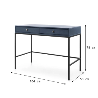 Toaletní stolek CORANICA, modrá