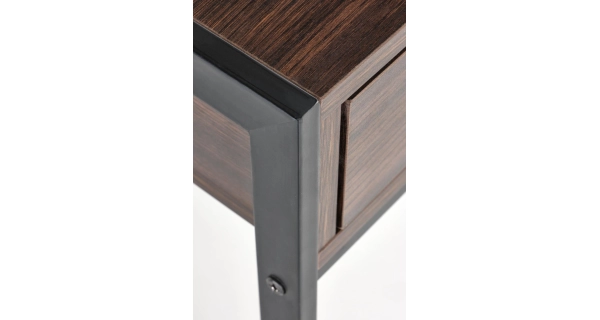 Toaletní stolek DAMAVAND, ořech/černý