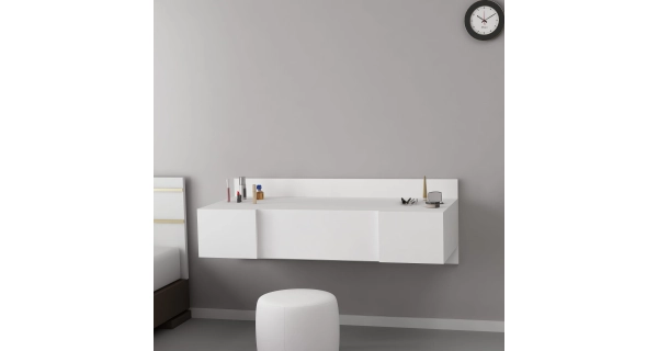 Toaletní stolek DIONDRE, bílá