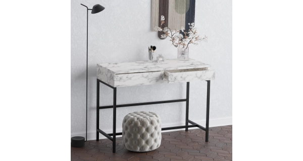 Toaletní stolek HARTREL, mramor