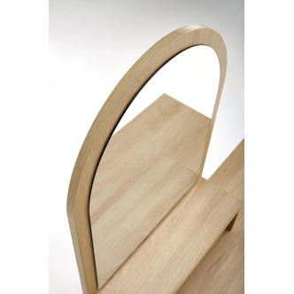 Toaletní stolek ILLAMPU, přírodní/černý