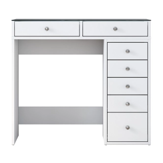 Toaletní stolek JERNOR, bílá