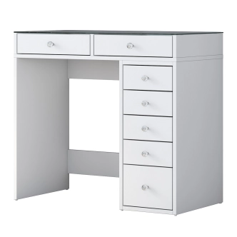 Toaletní stolek JERNOR, bílá