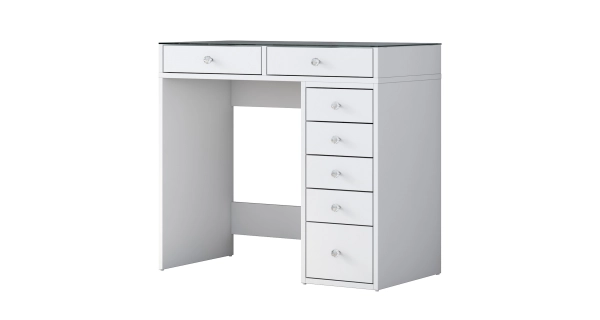 Toaletní stolek JERNOR, bílá