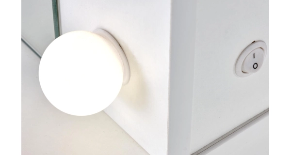 Toaletní stolek NAMIDA XL, bílý