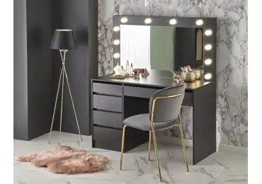 Toaletní stolek NAMIDA XL, černý