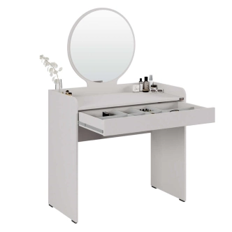 Toaletní stolek TELMEN, bílá DOPRODEJ