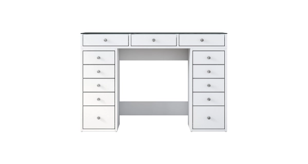 Toaletní stolek ZALVER, bílá