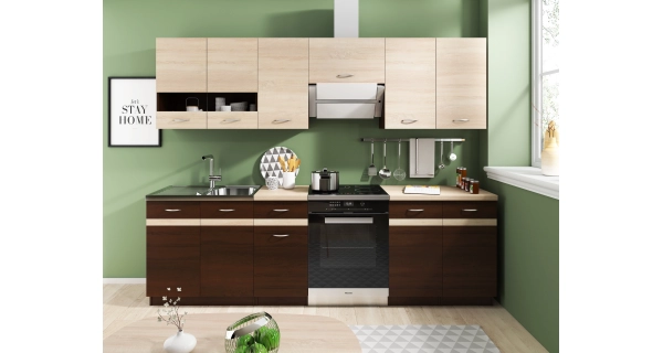 TONKA dolní skříňka D40S1, korpus dub sonoma tmavý, dvířka dub sonoma tmavý