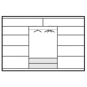 Třídvéřová šatní skříň DONGOLA, bílá