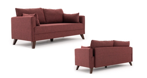 Trojsedák AMARA, claret červená