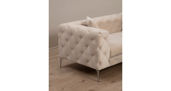 Trojsedák ANNA, krémová