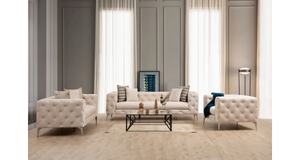 Trojsedák ANNA, krémová