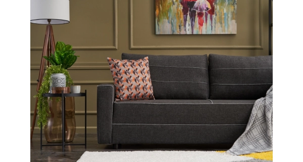 Trojsedák ARETYNA s rozkladem, antracit