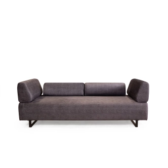 Trojsedák BALEA se stolečkem místo opěrky, antracit