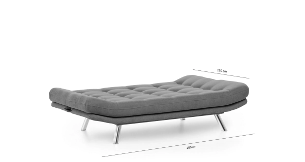 Trojsedák BRAVO, šedá