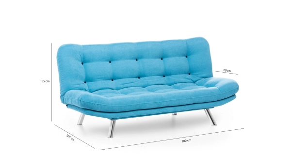 Trojsedák BRAVO, tyrkysová