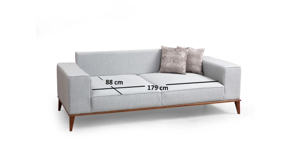 Trojsedák BRON, šedá