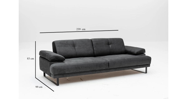 Trojsedák BRRESO, antracit