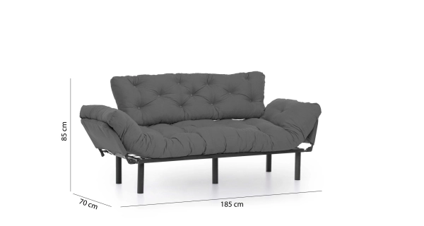 Trojsedák BUS, šedá