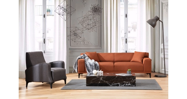 Trojsedák LINSON, oranžová