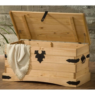 Truhla PIMBOW, masiv borovice, vosk