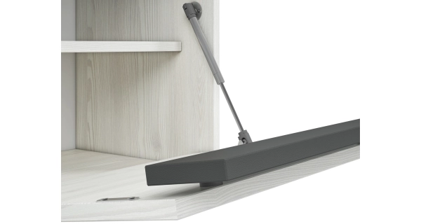 TURBIO botník 3D s výklopnými dvířky, borovice sněžná/antracit