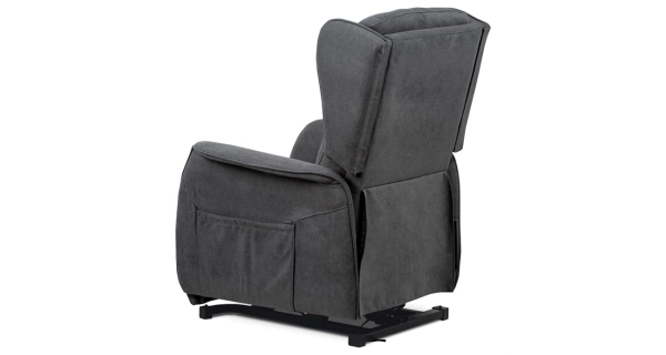 TV a relaxační křeslo/ušák PRECHTHUM elektrickým polohováním, šedá